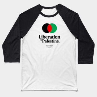 Liberation Of Palestine Baseball T-Shirt
